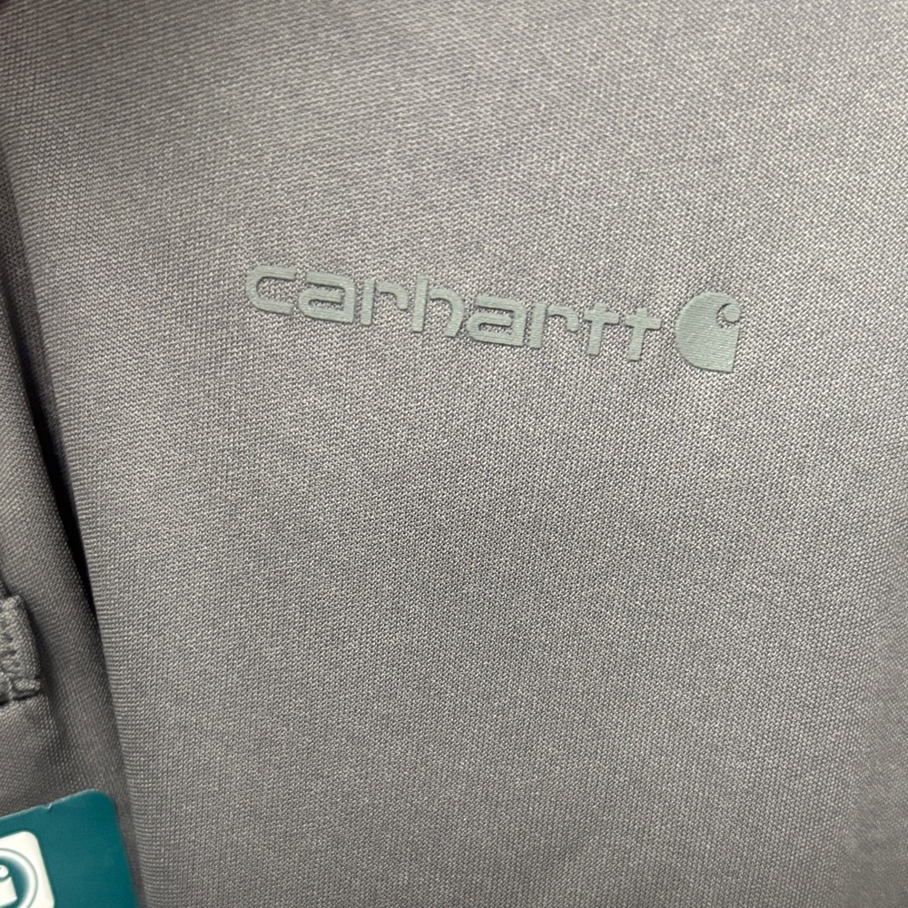 Carhartt Mn’s Sz Small Force Sun Defender Rlxed Fit Lghtwght SSlve Polo in Steel - Picture 6 of 10